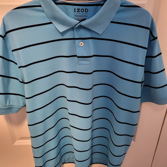 Men's Izod Luxury Performance Polo- Size Large - Picture 3 of 5